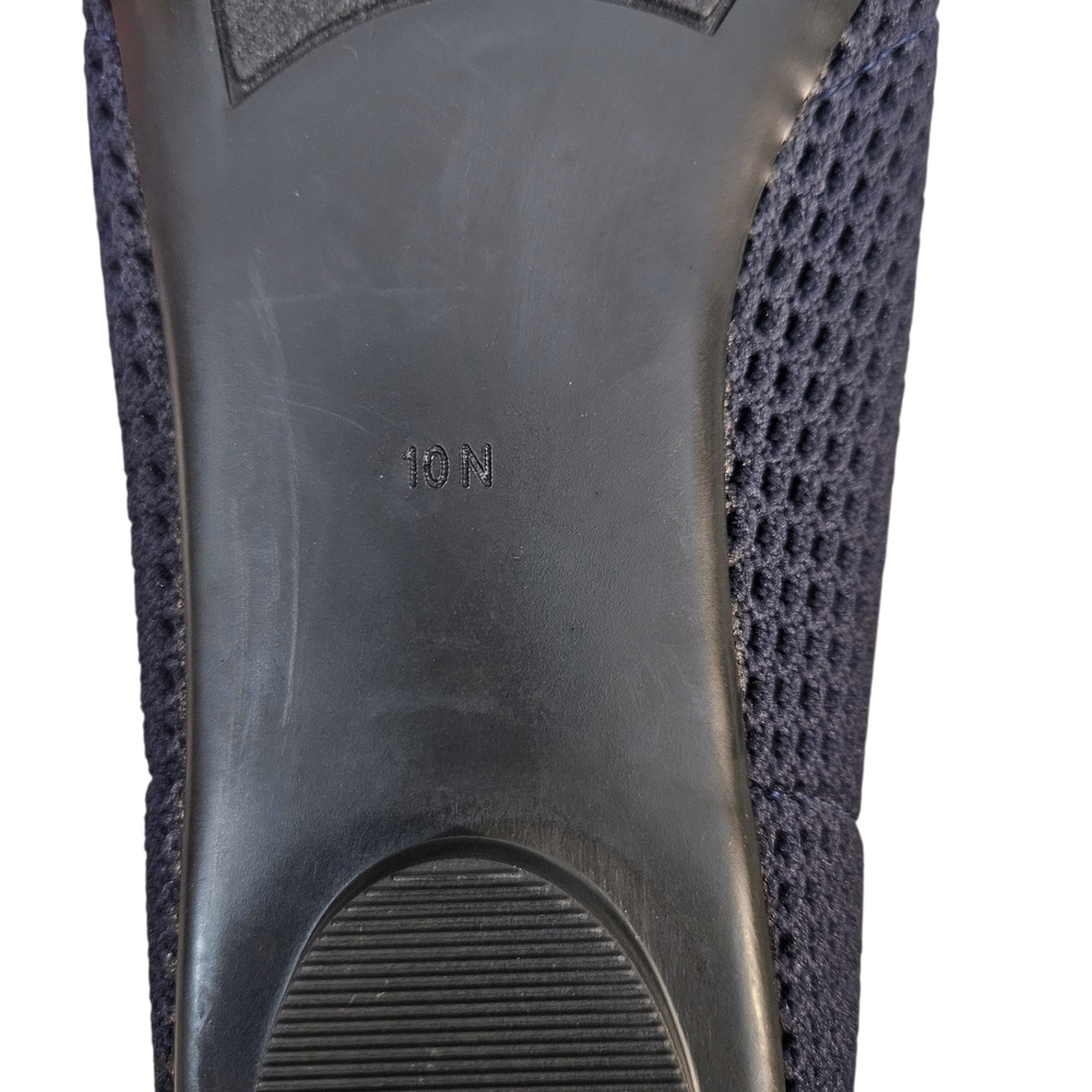 Vaneli Suvi Navy Stretch Knit Slip On Flats Excellent Condition 10N - Picture 9 of 11